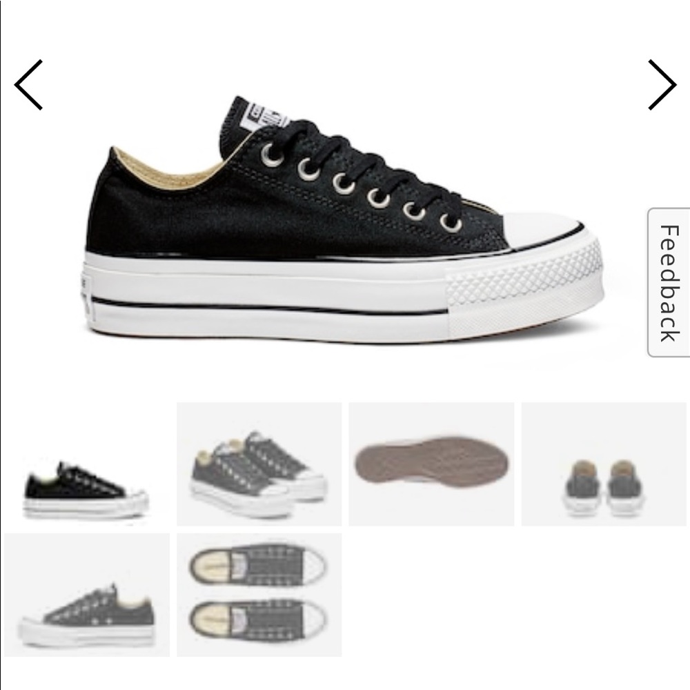 Black Platform Converse